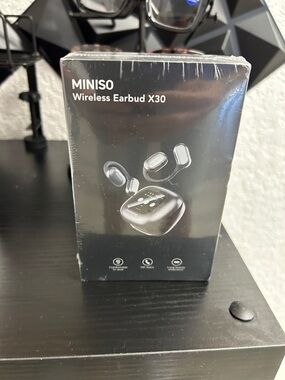MINISO Wireless Earbud X30 — Black True Wireless Earbuds